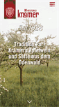 Mobile Screenshot of kelterei-kraemer.de